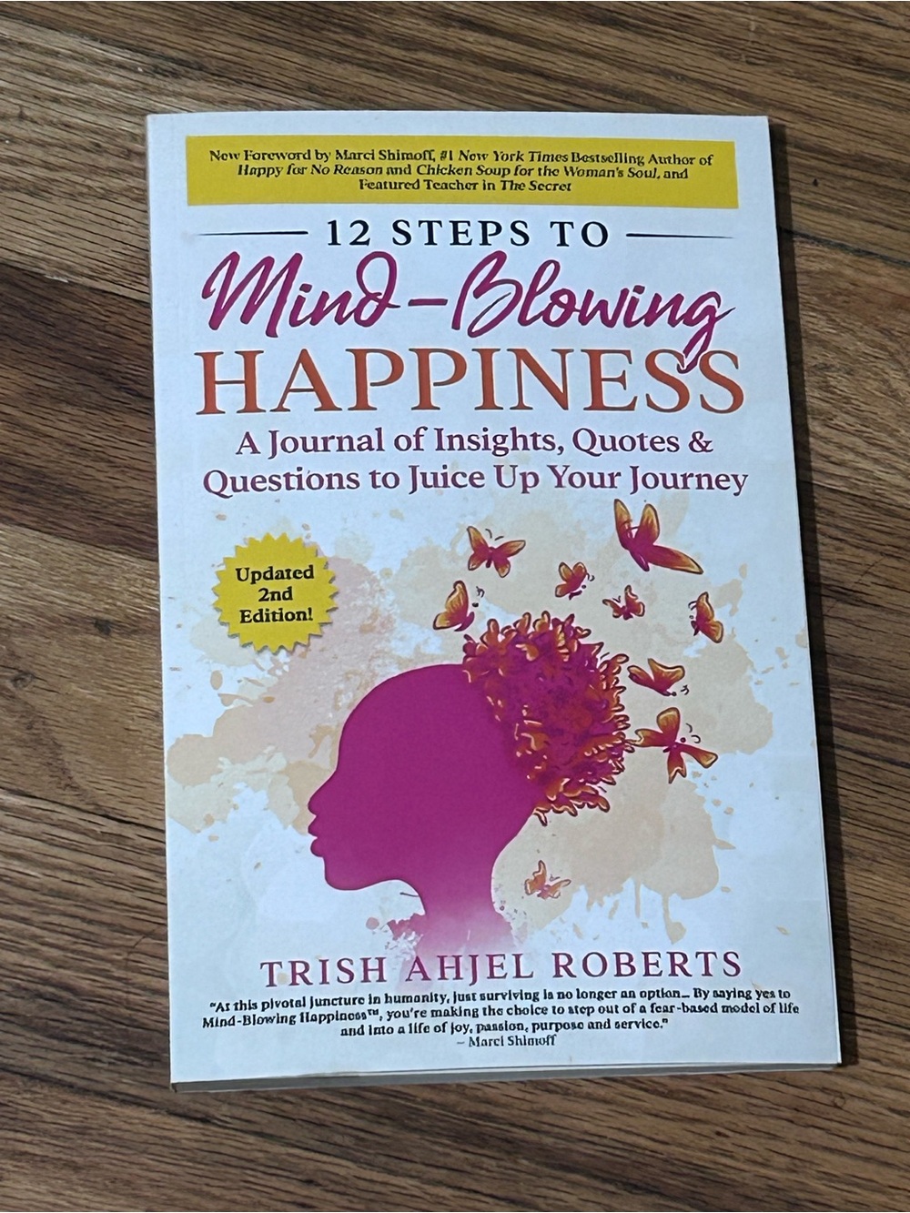 - 12 Steps to Mind-Blowing Happiness (White/Pink)